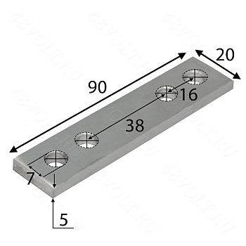 Перемычка 230ah EVE 2 ячейки